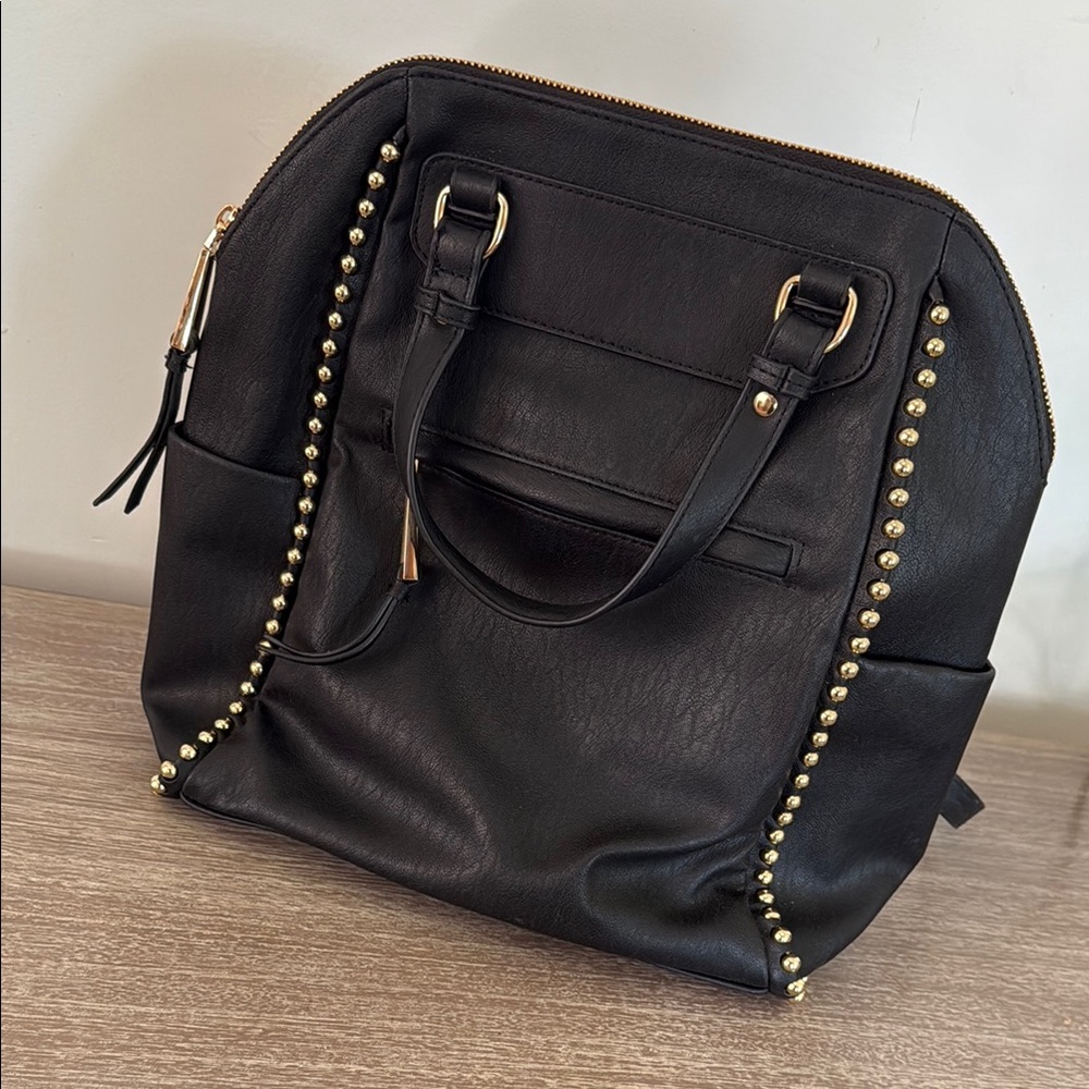 Jessica Simpson Black Studded Women's Backpack